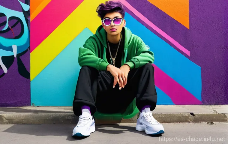 캐릭터 디자인 교육과정 개발 사례 - **Prompt:** A male character, appearing to be in his early twenties, showcasing a design created wit...