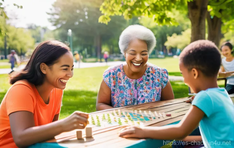 캐릭터 디자인 관련 글로벌 트렌드 분석 - **Prompt 1: Diverse & Inclusive Community Gathering**
    A vibrant and joyful scene depicting a div...