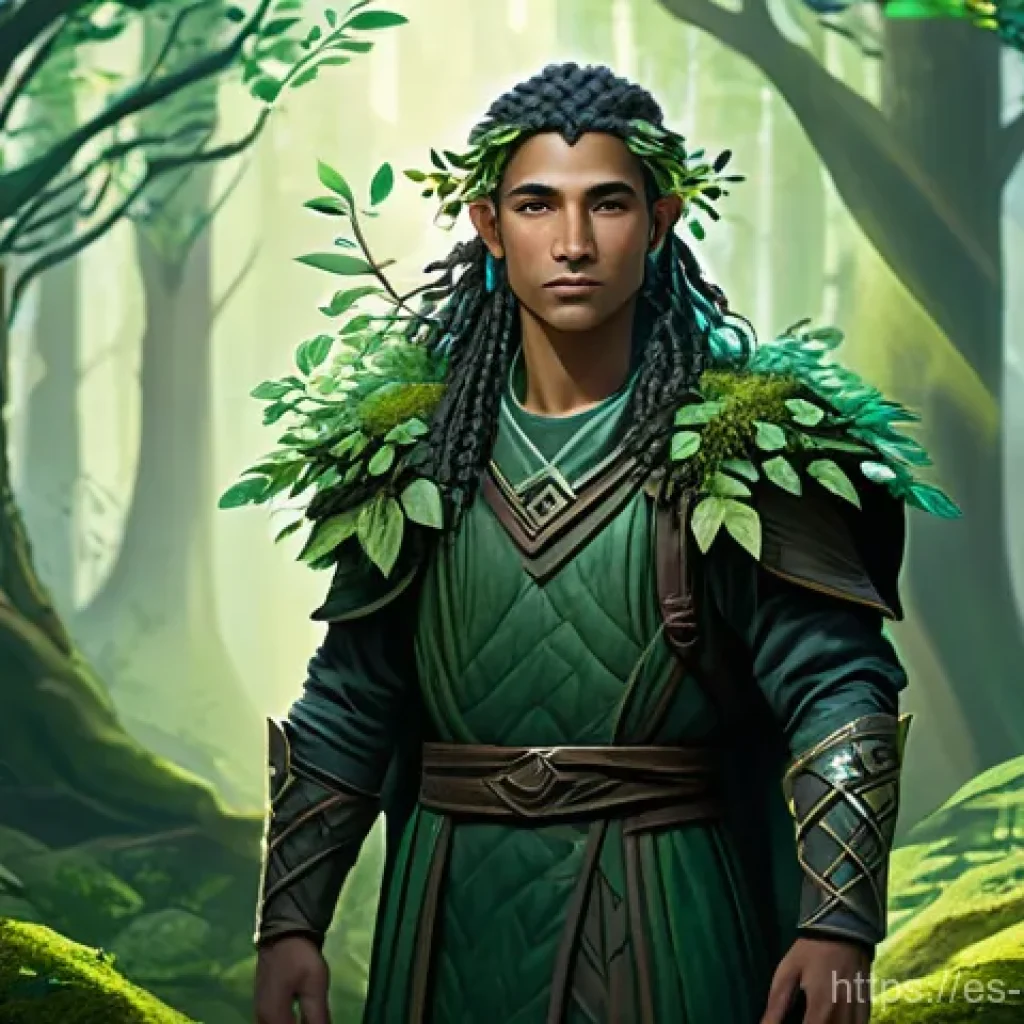캐릭터 디자인 팀과 협업하는 법 - **The Verdant Keeper**
    A captivating, wise forest guardian. This character is gender-neutral, po...