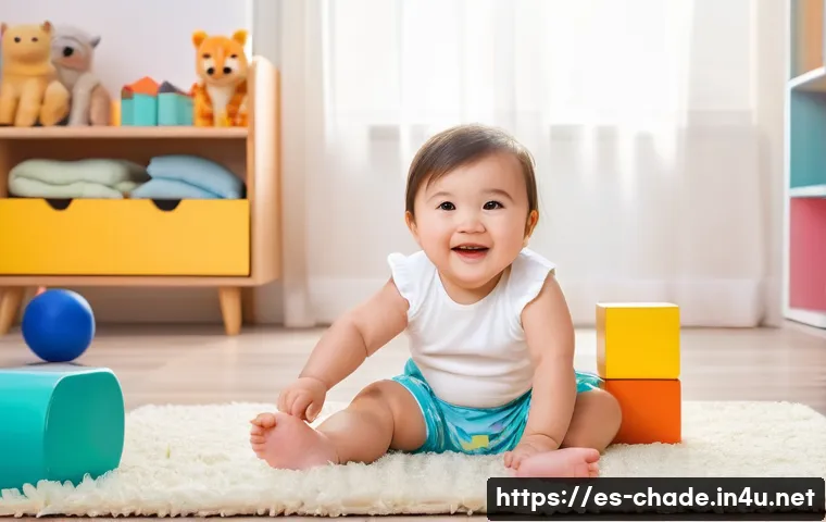 캐릭터 디자인 프로젝트 관리 및 실행 사례 - **Prompt:** A cheerful, chubby toddler, around 2 years old, wearing an oversized, brightly colored d...