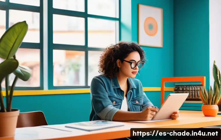 캐릭터 디자인 독립 스튜디오 운영법 - A modern independent character design studio workspace in a vibrant Mexican city, featuring a young ...