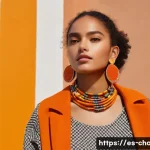 캐릭터 디자인의 상업적 활용과 도전 사례 - A culturally diverse young female character designed for a global advertising campaign, wearing styl...