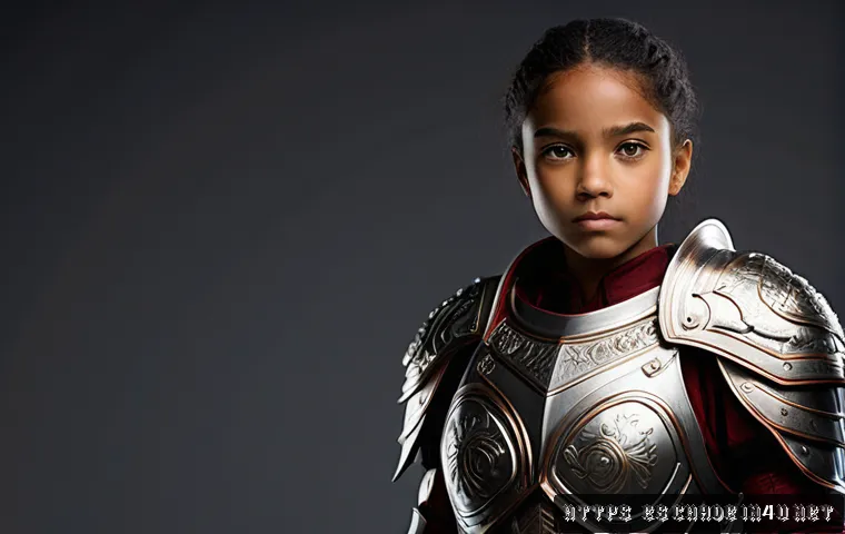 캐릭터 디자인의 실기와 이론 융합 사례 - A heroic character design featuring a young adult wearing intricately detailed metallic armor that s...